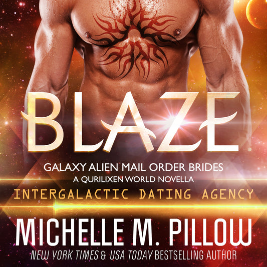 Blaze audiobook sci fi alien comedic romance cover