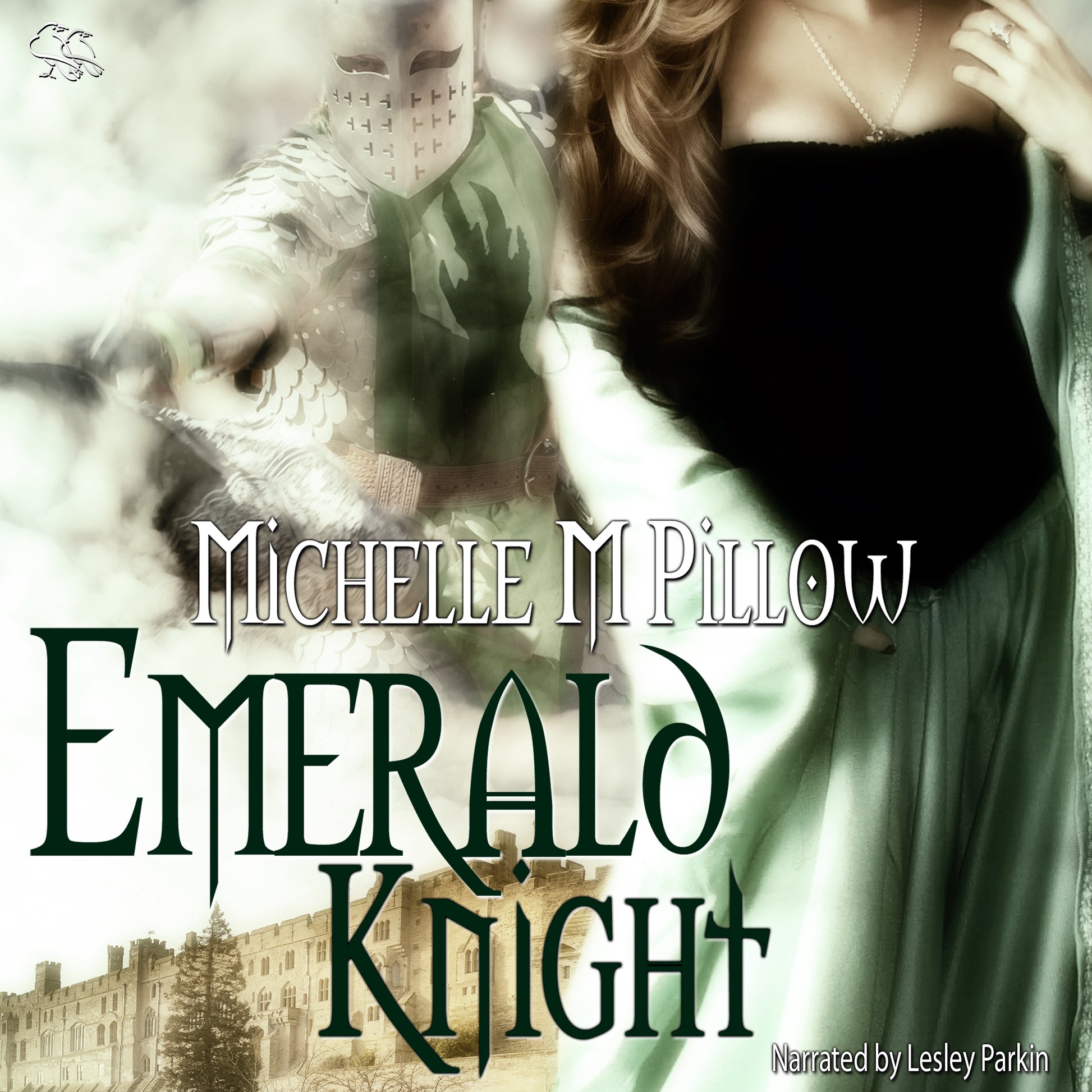 Emerald Knight Audiobook Medieval Historical Romance book cover art