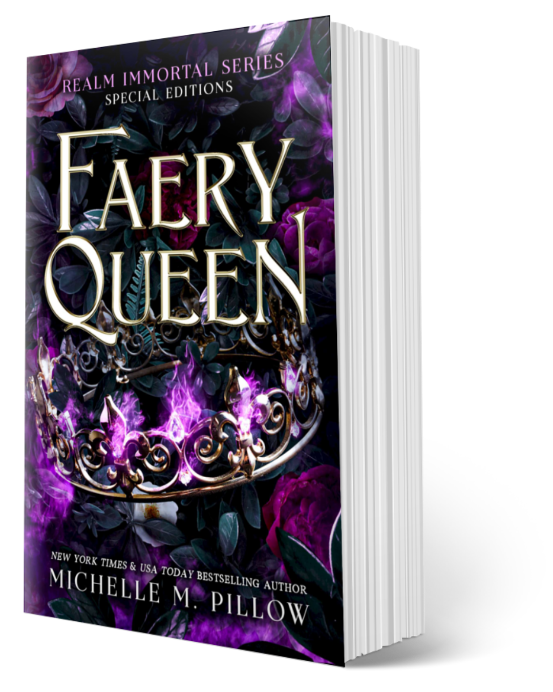 Faery Queen paperback epic high fantasy romance book cover