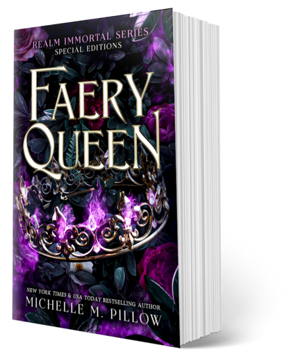 Faery Queen paperback epic high fantasy romance book cover