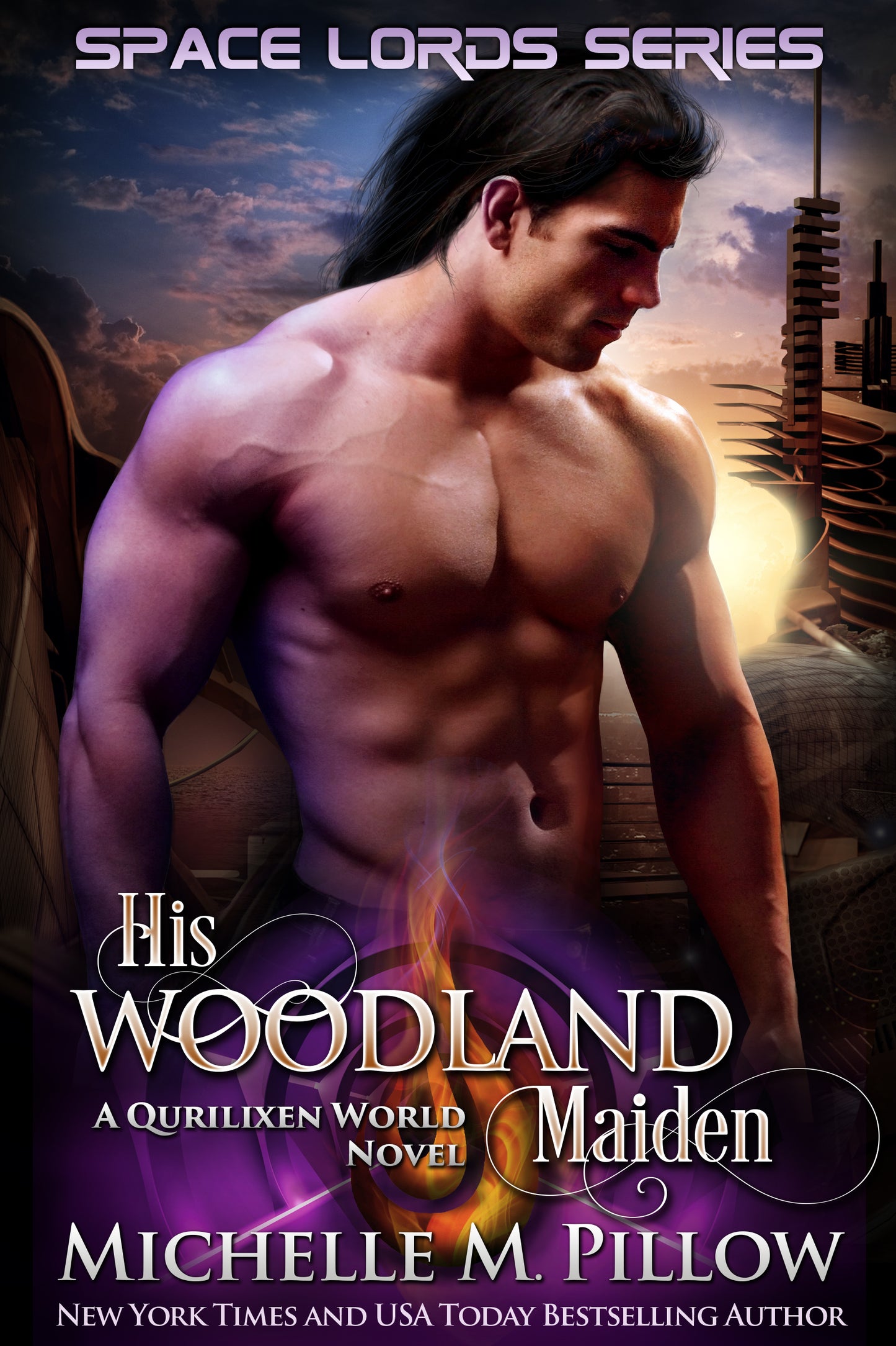 His Woodland Maiden Sci-Fi Space Pirate Romance ebook cover