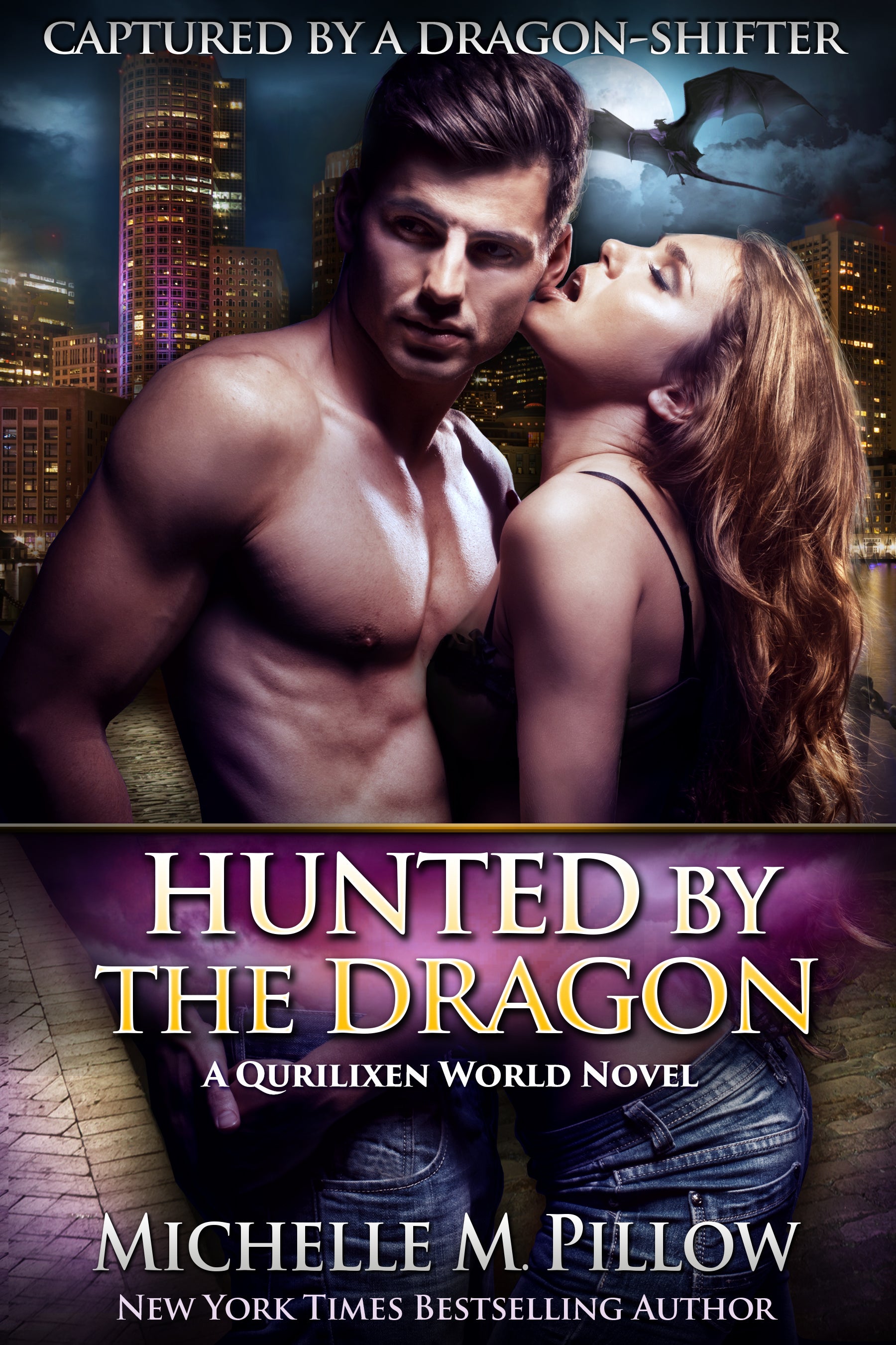 Hunted by the Dragon ebook dragon shifter romance paranormal book cover