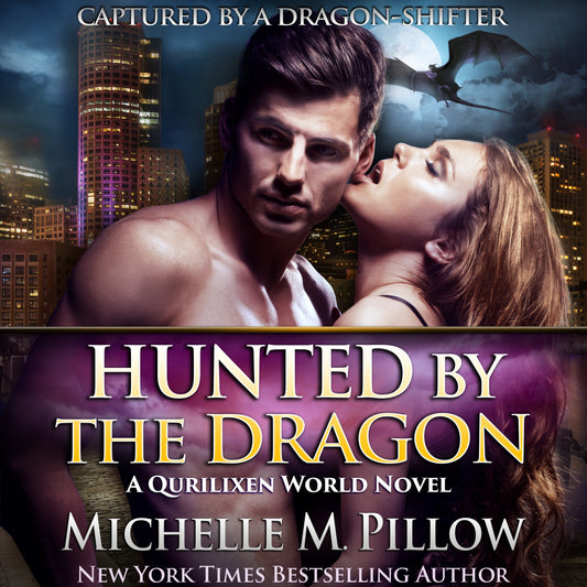  Hunted by the Dragon audiobook dragon shifter romance cover art