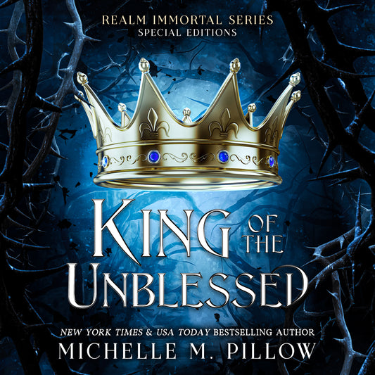 King of the Unblessed Audiobook epic high fantasy romance book cover