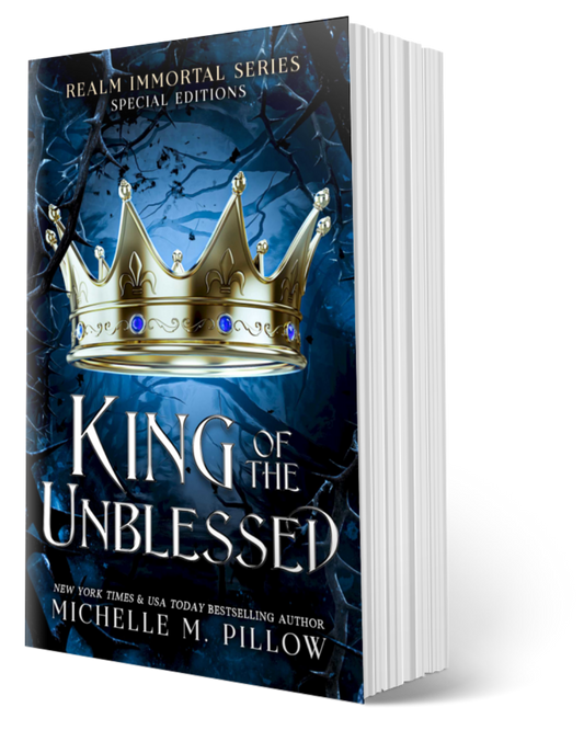 King of the Unblessed paperback epic high fantasy romance book cover