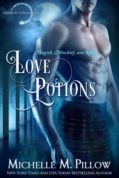 Love Potions Scottish paranormal magical romance book cover