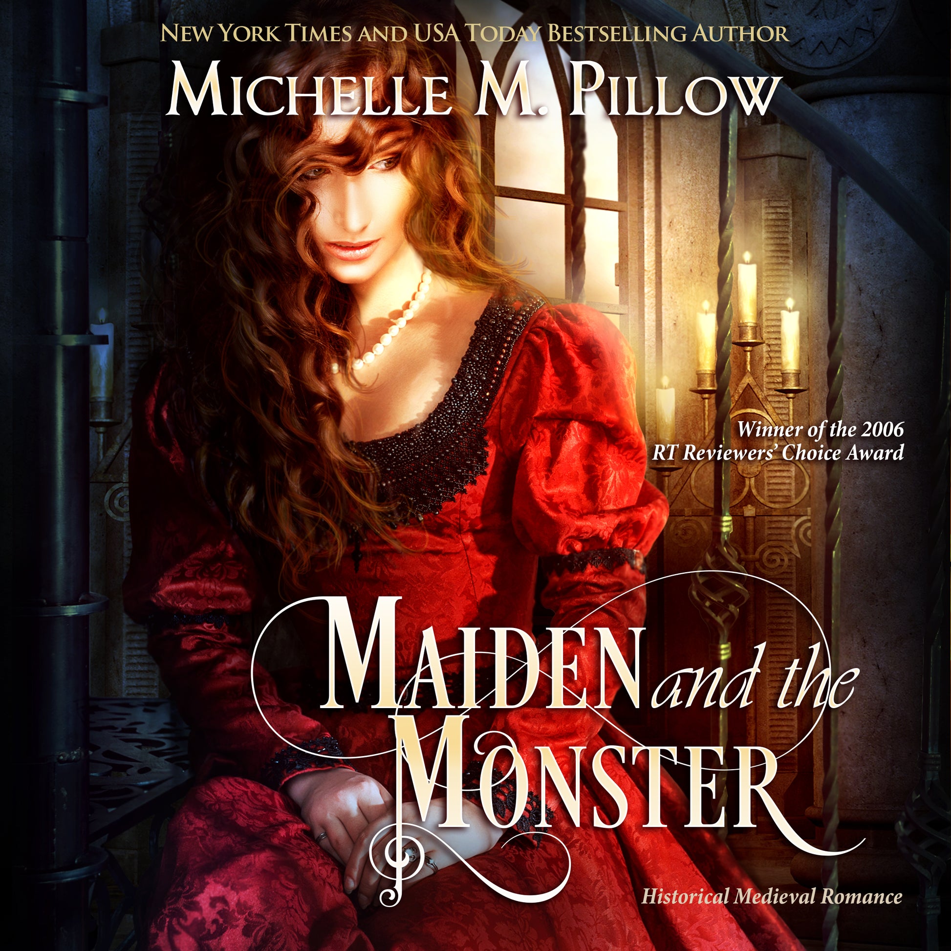 Maiden and the Monster Audiobook Medieval Historical Romance book cover art