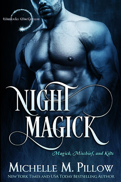 Night Magick Scottish paranormal romance book cover