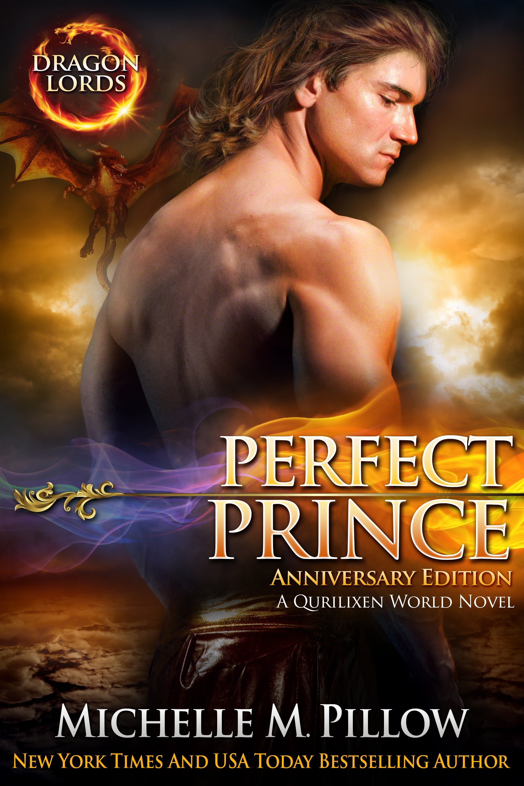 Perfect Prince dragon shifter sci fi paranormal romance book cover