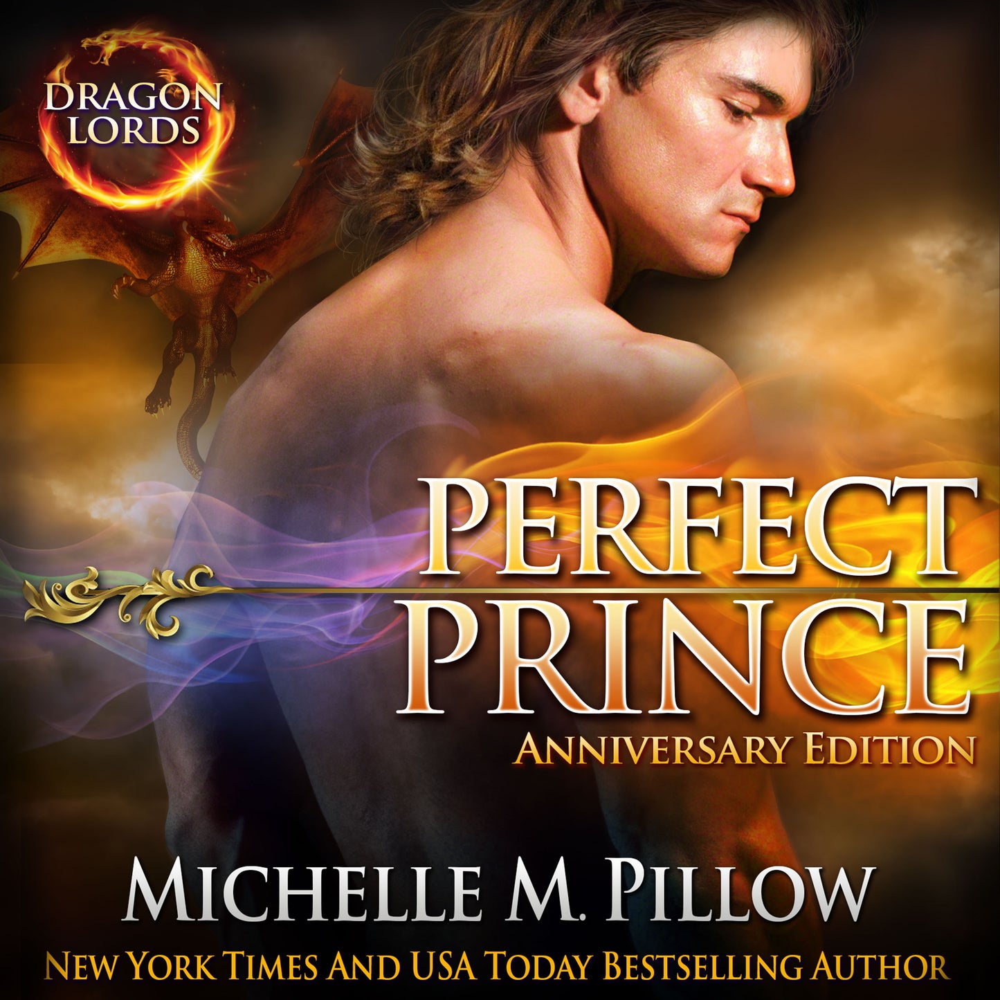 Perfect Prince Audiobook dragon shifter paranormal romance audiobook cover