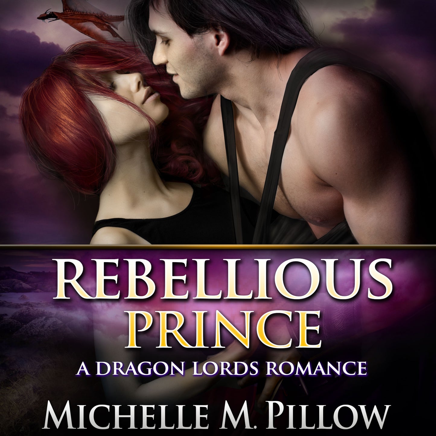 Rebellious Prince audiobook dragon shifter romance cover art