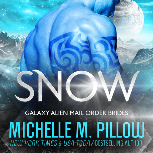 snow blue alien audiobook sci fi comedic romance cover