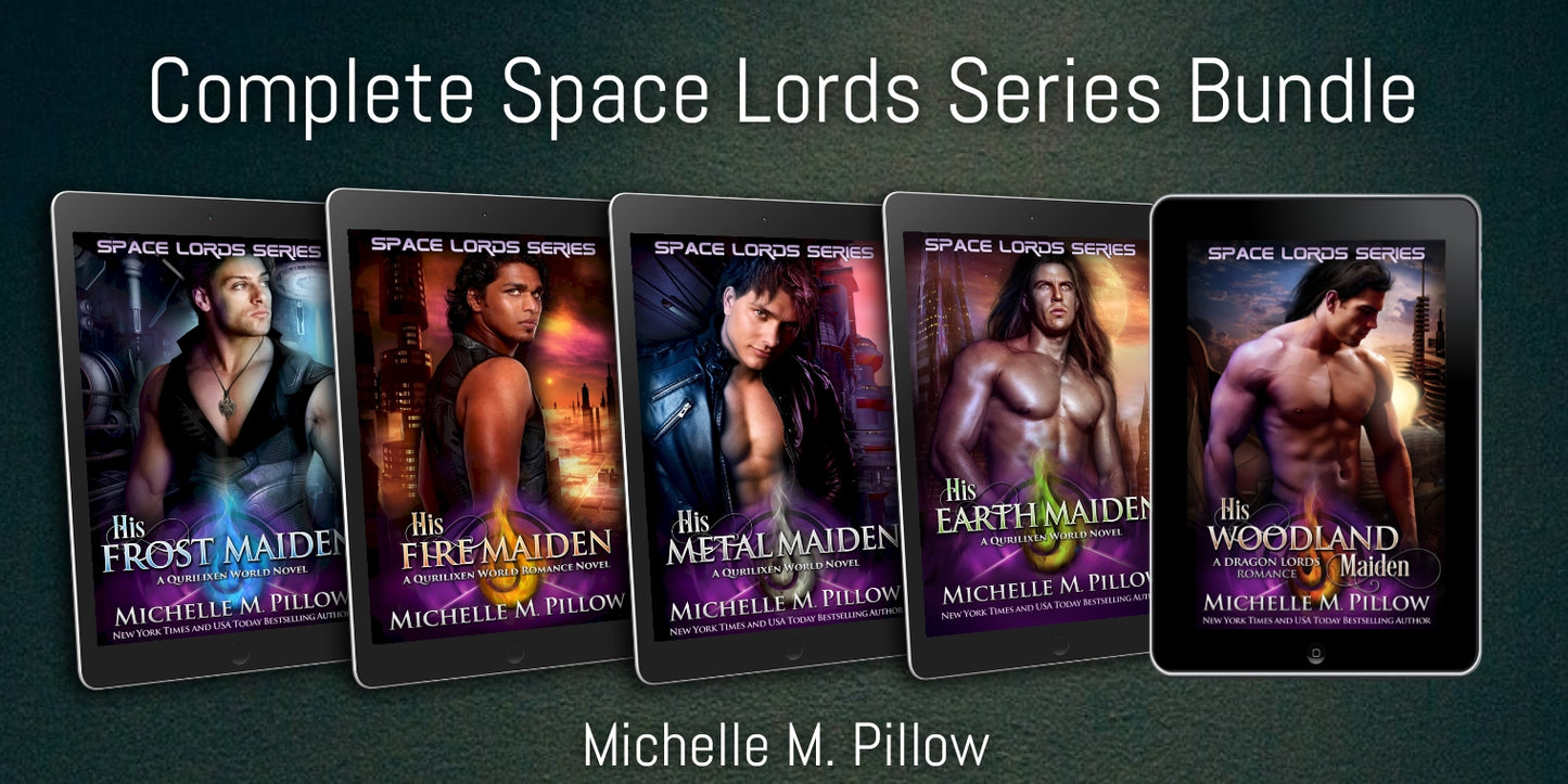 Space Lords Complete 5 Ebook Bundle Sci fi space pirate romance book cover art