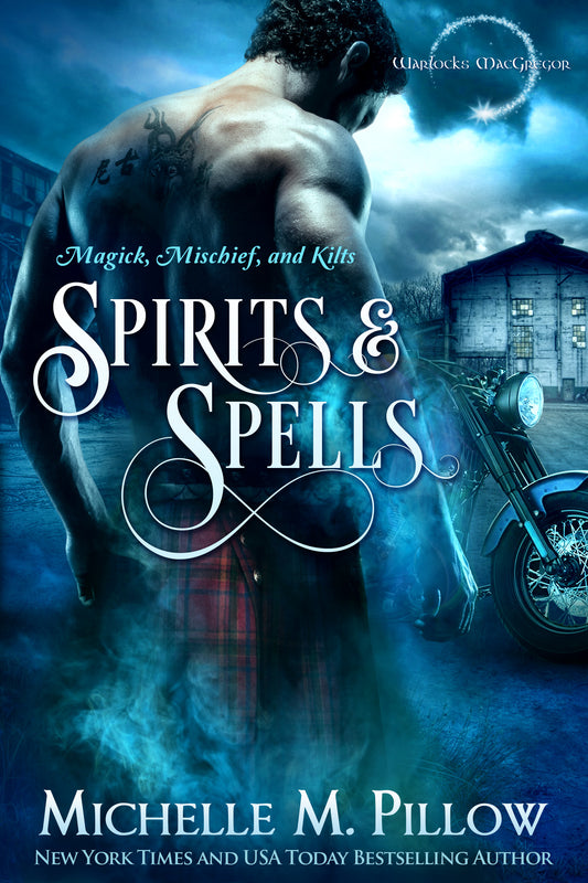 Spirits and Spells Scottish paranormal magical romance book cover