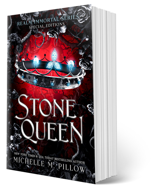 Stone Queen paperback epic high fantasy romance book cover