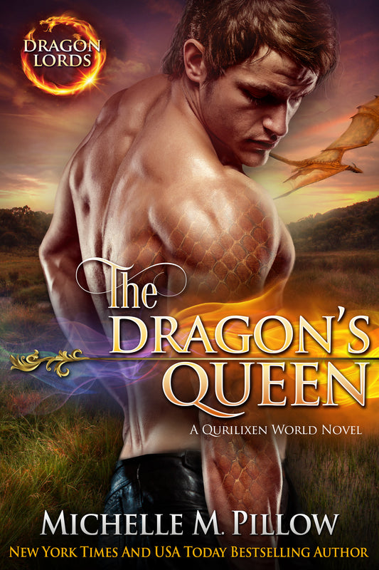 The Dragon's Queen dragon shifter sci fi paranormal romance book cover