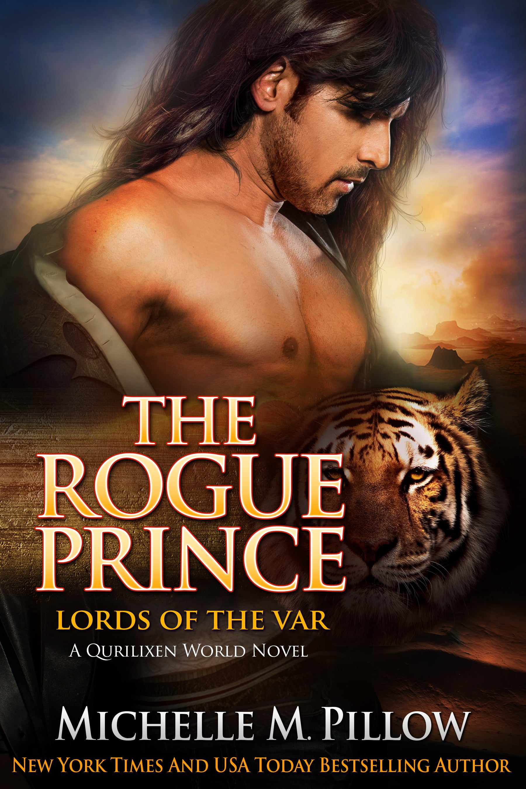 The Rogue Prince ebook cat shifter sci fi paranormal romance book cover