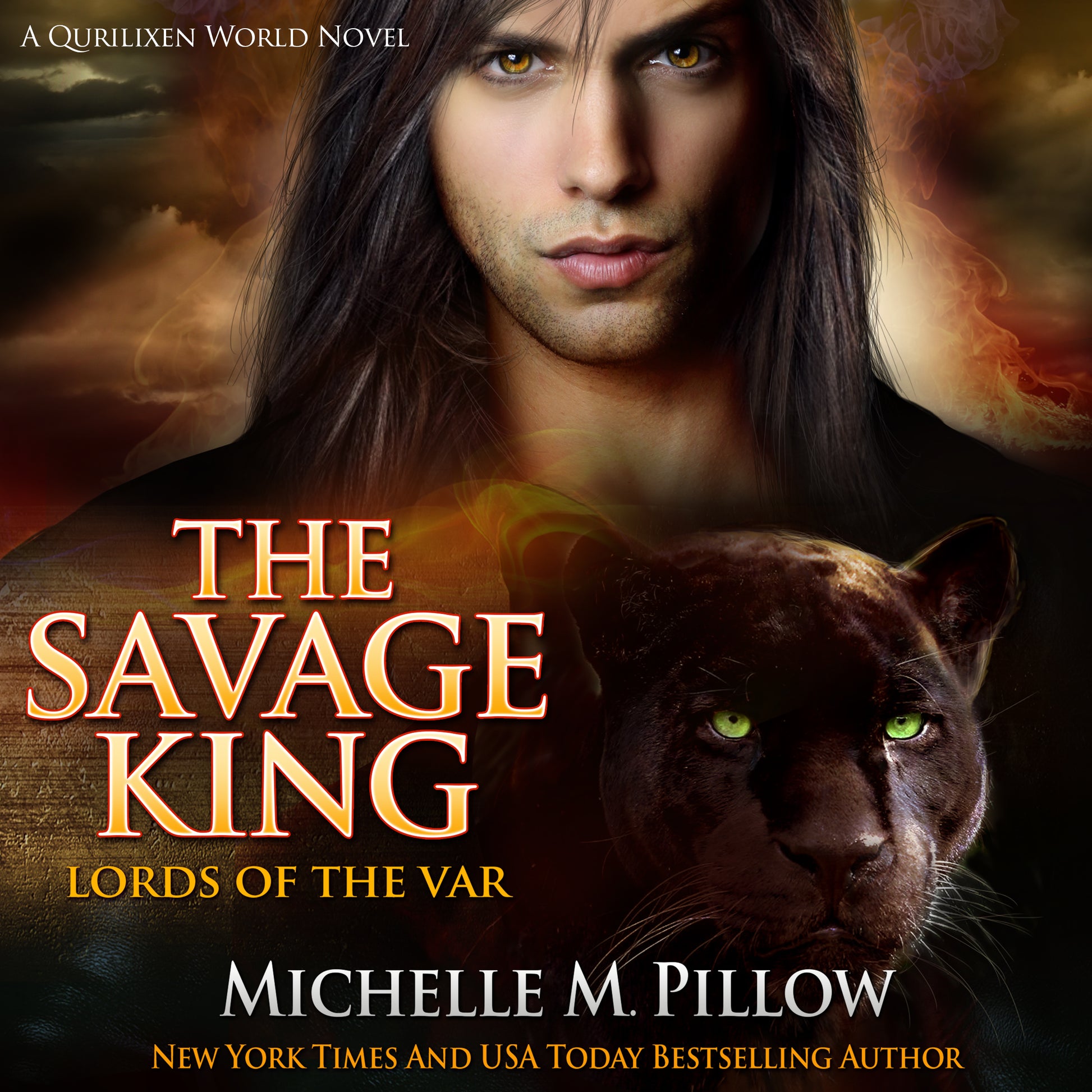 The Savage King Audiobook catshifter paranormal romance book cover