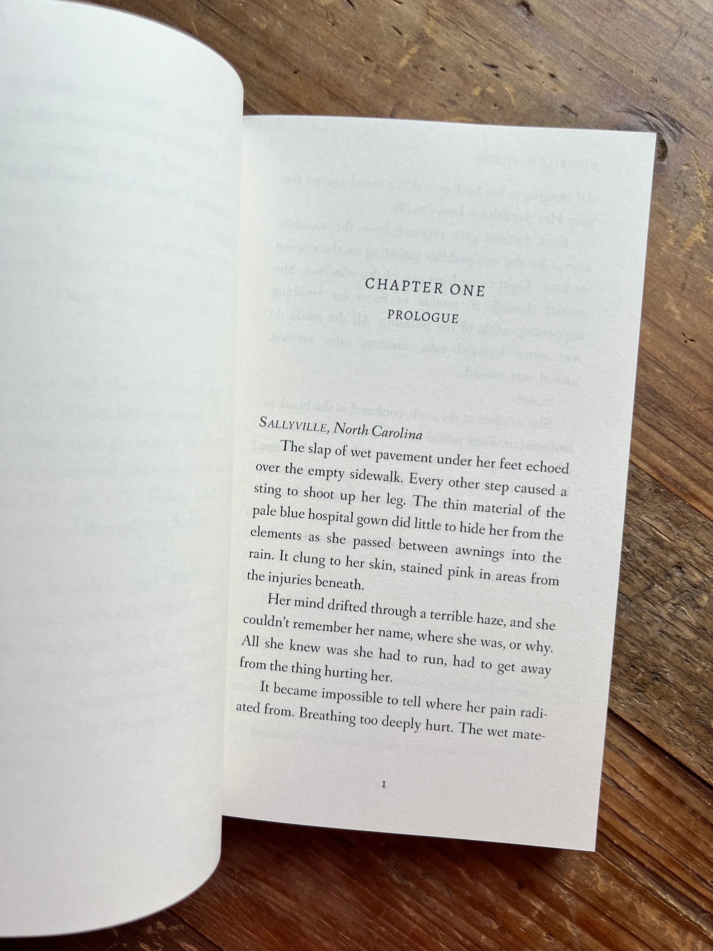 The Seventh Key paperback inside the book.