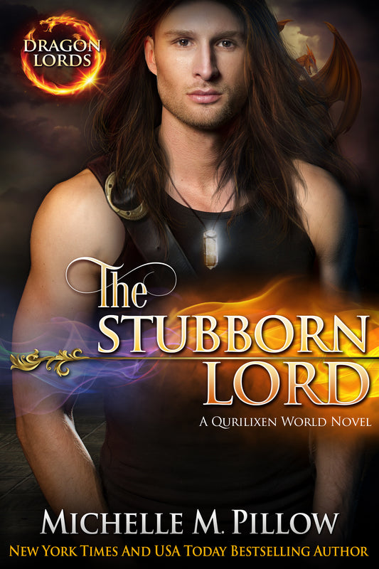 The Stubborn Lord dragon shifter sci fi paranormal romance book cover