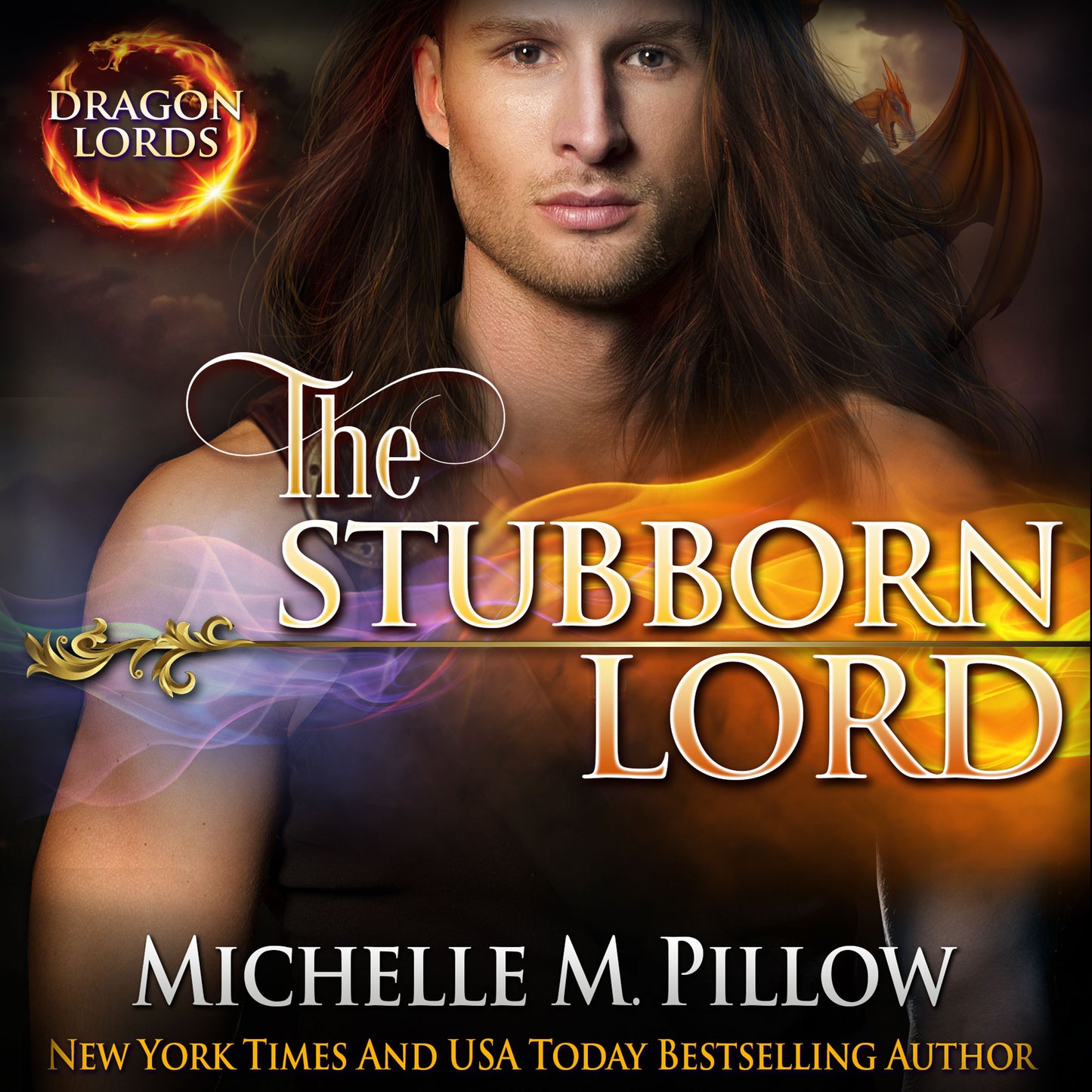 The Stubborn Lord Audiobook dragon shifter paranormal romance audiobook cover