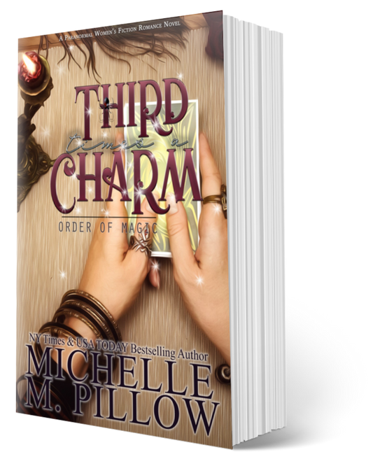 Third Time's a Charm author signed Paperback paranormal womens fiction book cover