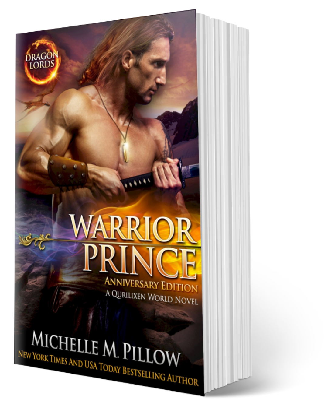 Warrior Prince dragonshifter paranormal romance book cover