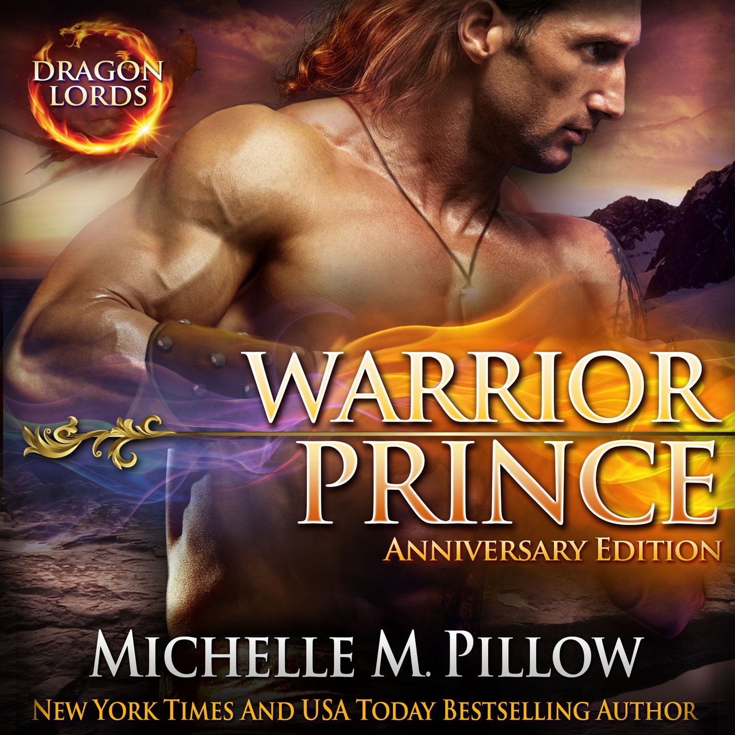 Warrior Prince Audiobook dragon shifter paranormal romance audiobook cover