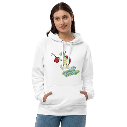 Exclusive: Merely Mortal's Dancing Gas Station Turtle Premium Hoodie XS - 5X