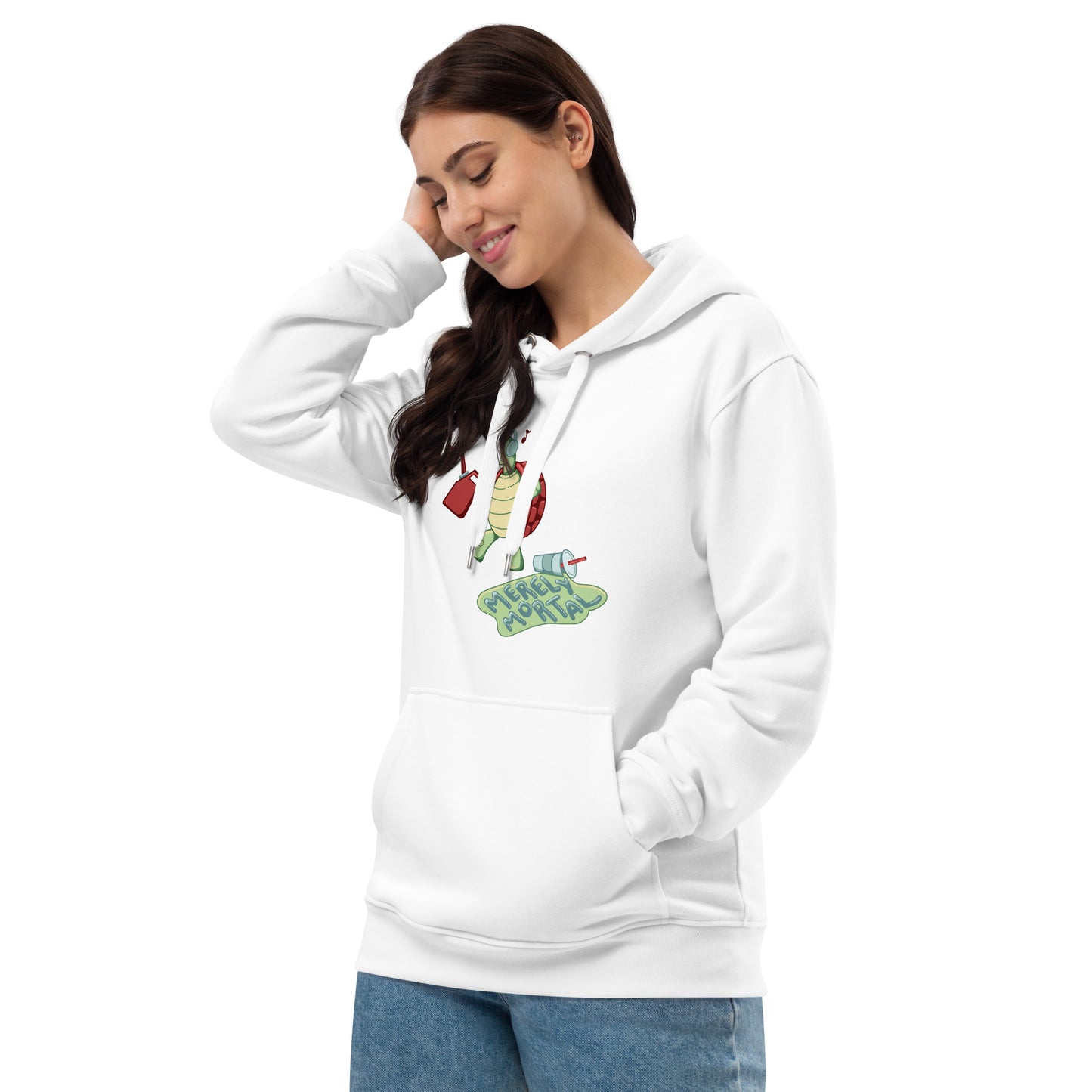 Exclusive: Merely Mortal's Dancing Gas Station Turtle Premium Hoodie XS - 5X