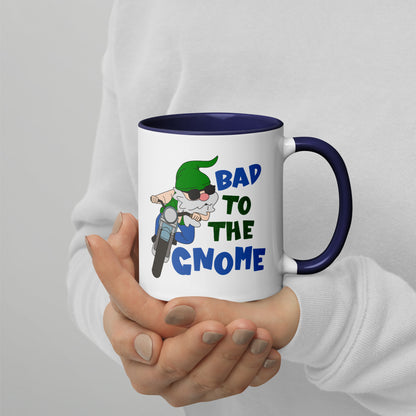 Tasse Bad to the Gnome avec intérieur coloré