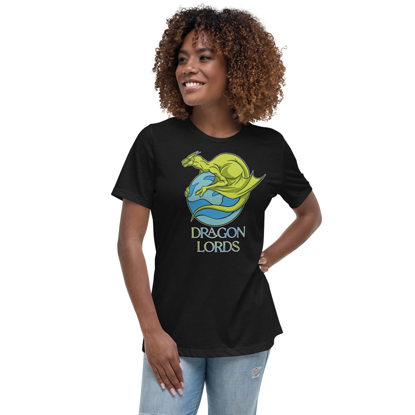 Dragon Lords' Green Dragon Women's Relaxed T-Shirt