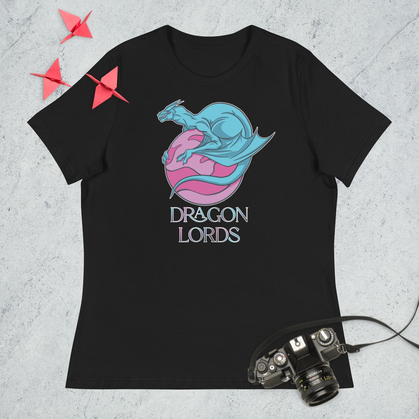 Dragon Lords' Pink Dragon Women's Relaxed T-Shirt