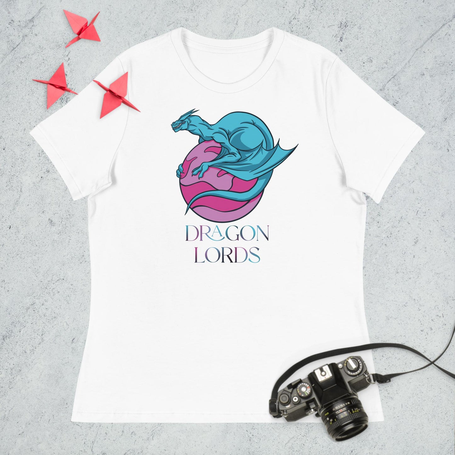 Dragon Lords' Pink Dragon Women's Relaxed T-Shirt