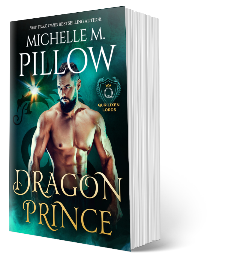 Dragon Prince author signed paperback dragon shifter sci fi paranormal romance book cover